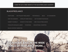 Tablet Screenshot of blackfreelance.com